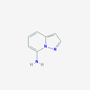 molecular formula C7H7N3 B3243227 Pyrazolo[1,5-a]pyridin-7-amine CAS No. 1554453-28-9