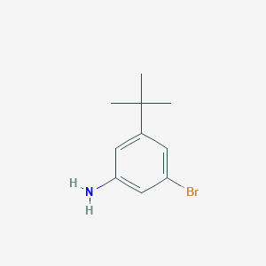 molecular formula C10H14BrN B3243350 3-Bromo-5-(tert-butyl)aniline CAS No. 156264-80-1