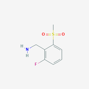 2-Fluoro-6-methanesulfonyl-benzylamine