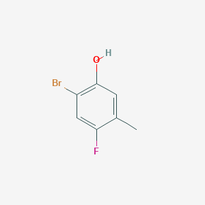 molecular formula C7H6BrFO B3243408 2-Bromo-4-fluoro-5-methylphenol CAS No. 1567219-62-8
