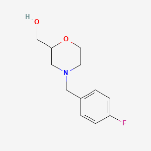 4-(4-Fluorobenzyl)-2-morpholinemethanol