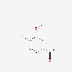 molecular formula C10H12O2 B3243451 3-Ethoxy-4-methylbenzaldehyde CAS No. 157143-20-9
