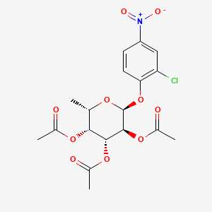 alpha-L-Galactopyranoside, 2-chloro-4-nitrophenyl 6-deoxy-, 2,3,4-triacetate