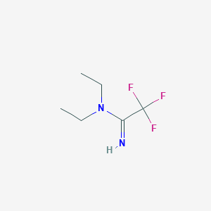 N,N-diethyl-2,2,2-trifluoroacetimidamide