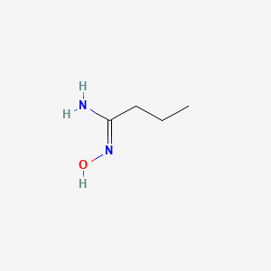molecular formula C4H10N2O B3243829 (1Z)-N'-hydroxybutanimidamide CAS No. 1596358-15-4
