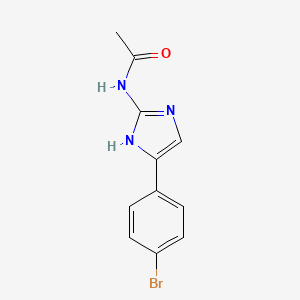 N-[4-(4-Bromo-phenyl)-1H-imidazol-2-yl]-acetamide