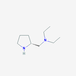 molecular formula C9H20N2 B3243994 N-Ethyl-N-[(2R)-2-pyrrolidinylmethyl]ethanamine CAS No. 1604338-03-5