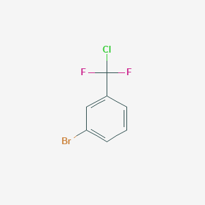 molecular formula C7H4BrClF2 B3244025 1-Bromo-3-(chlorodifluoromethyl)benzene CAS No. 160911-74-0