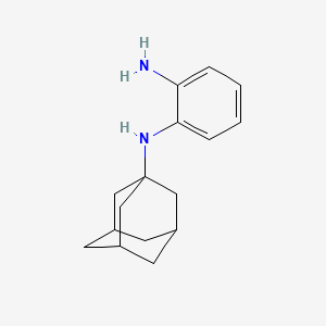 molecular formula C16H22N2 B3244028 1-N-(adamantan-1-yl)benzene-1,2-diamine CAS No. 160917-93-1