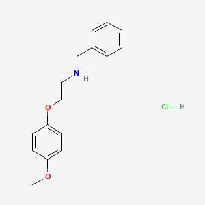 molecular formula C16H20ClNO2 B3244121 n-Benzyl-2-(4-methoxyphenoxy)ethanamine hydrochloride CAS No. 1609400-45-4