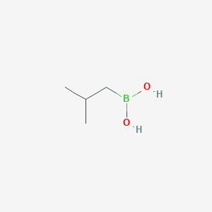 molecular formula C4H11BO2 B032443 2-Methylpropylboronic acid CAS No. 84110-40-7