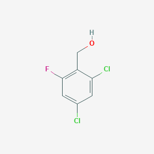 molecular formula C7H5Cl2FO B3244343 2,4-Dichloro-6-fluorobenzyl alcohol CAS No. 1615212-18-4
