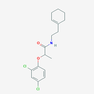 molecular formula C17H21Cl2NO2 B324439 N-[2-(cyclohex-1-en-1-yl)ethyl]-2-(2,4-dichlorophenoxy)propanamide 