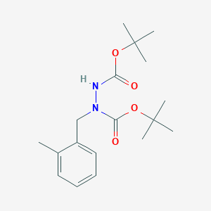 Di-tert-butyl 1-(2-methylbenzyl)hydrazine-1,2-dicarboxylate