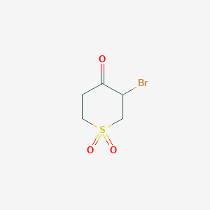3-Bromodihydro-2H-thiopyran-4(3H)-one 1,1-dioxide