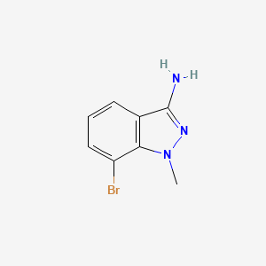 molecular formula C8H8BrN3 B3244581 7-bromo-1-methyl-1H-indazol-3-amine CAS No. 1626335-95-2