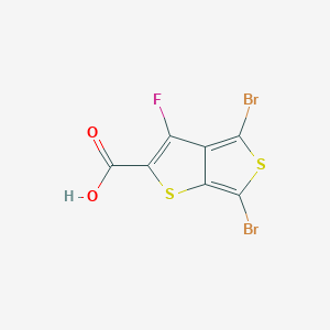 4,6-Dibromo-3-fluorothieno[2,3-c]thiophene-2-carboxylic acid