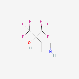 3-Azetidinemethanol, alpha,alpha-bis(trifluoromethyl)-