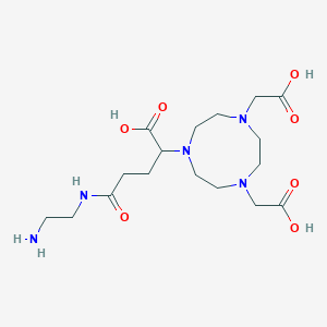 molecular formula C17H31N5O7 B3244667 NH2-Noda-GA CAS No. 1630114-57-6