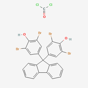 Carbonic dichloride, polymer with 4,4'-(9H-fluoren-9-ylidene)bis[2,6-dibromophenol]