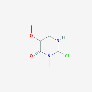 2-Chloro-5-methoxy-3-methyltetrahydropyrimidin-4(1H)-one