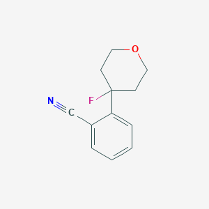 2-(4-Fluoro-tetrahydro-pyran-4-YL)-benzonitrile