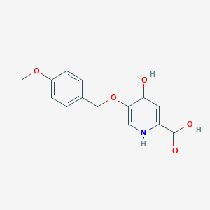 4-Hydroxy-5-((4-methoxybenzyl)oxy)-1,4-dihydropyridine-2-carboxylic acid