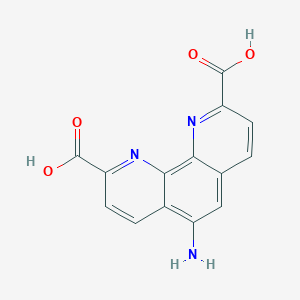 molecular formula C14H9N3O4 B3244939 5-Amino-1,10-phenanthroline-2,9-dicarboxylic acid CAS No. 164394-26-7