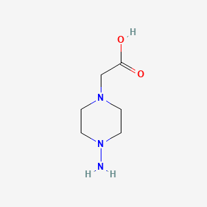 2-(4-Aminopiperazin-1-yl)acetic acid