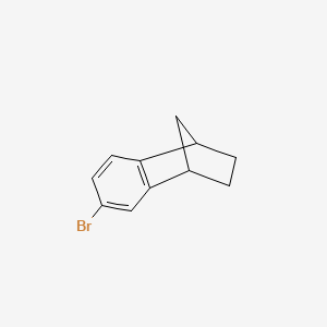 molecular formula C11H11B B3245008 4-Bromotricyclo[6.2.1.0(2,7)]undeca-2,4,6-triene CAS No. 16499-72-2
