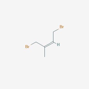 molecular formula C5H8Br2 B3245031 (2Z)-1,4-dibromo-2-methylbut-2-ene CAS No. 16526-18-4