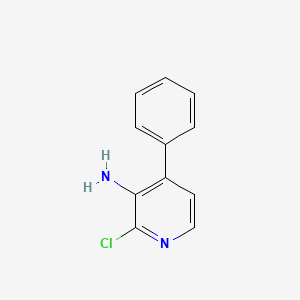 molecular formula C11H9ClN2 B3245050 2-Chloro-4-phenylpyridin-3-amine CAS No. 165387-78-0