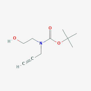 tert-Butyl (2-hydroxyethyl)(prop-2-yn-1-yl)carbamate