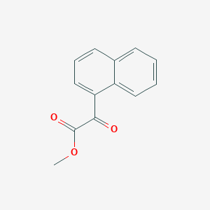 molecular formula C13H10O3 B3245279 Methyl 2-(naphthalen-1-yl)-2-oxoacetate CAS No. 16738-12-8