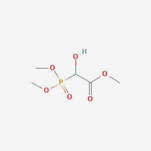 molecular formula C5H11O6P B032454 Methyl 2-dimethoxyphosphoryl-2-hydroxyacetate CAS No. 78186-91-1