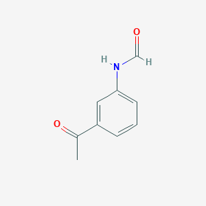 molecular formula C9H9NO2 B032457 N-(3-acetylphenyl)formamide CAS No. 72801-78-6