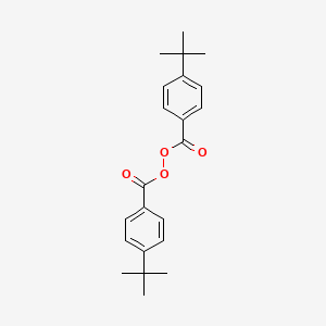 molecular formula C22H26O4 B3245726 Peroxide, bis[4-(1,1-dimethylethyl)benzoyl] CAS No. 1712-79-4