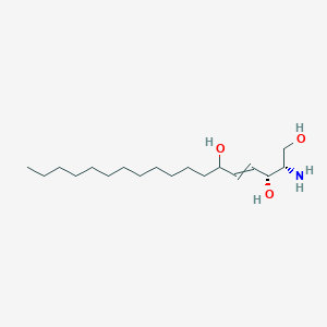 molecular formula C18H37NO3 B3245759 (2S,3R)-2-Aminooctadec-4-ene-1,3,6-triol CAS No. 1177408-85-3