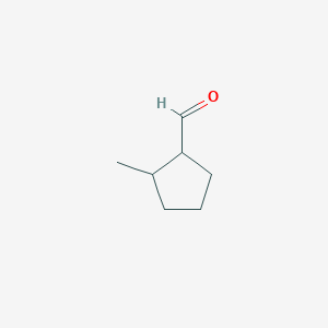 molecular formula C7H12O B3245761 2-methylcyclopentane-1-carbaldehyde CAS No. 17206-62-1