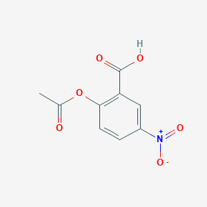 molecular formula C9H7NO6 B3245943 2-Acetoxy-5-nitrobenzoic acid CAS No. 17336-14-0