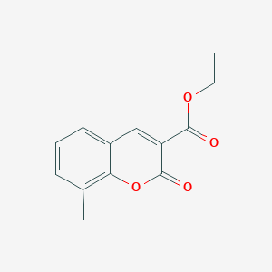 molecular formula C13H12O4 B3245960 Ethyl 8-methyl-2-oxo-2H-chromene-3-carboxylate CAS No. 17349-63-2
