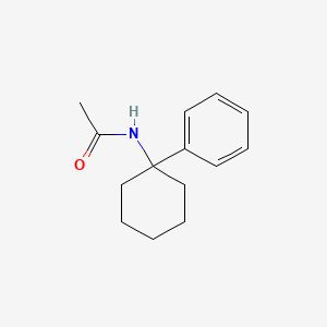 molecular formula C14H19NO B3245983 N-(1-phenylcyclohexyl)acetamide CAS No. 17380-71-1