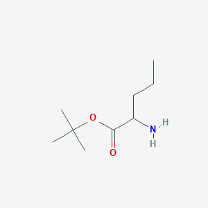 molecular formula C9H19NO2 B3245994 Tert-butyl 2-aminopentanoate CAS No. 17389-07-0