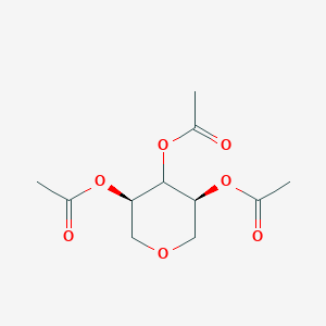 molecular formula C11H16O7 B032460 [(3S,5R)-4,5-Diacetyloxyoxan-3-yl] acetate CAS No. 19200-32-9