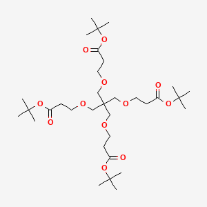 molecular formula C33H60O12 B3246166 Tetra(t-butoxycarbonylethoxymethyl)methane CAS No. 175724-29-5