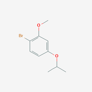 molecular formula C10H13BrO2 B3246201 1-Bromo-4-isopropoxy-2-methoxybenzene CAS No. 176391-61-0