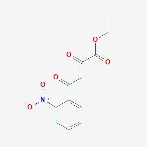 molecular formula C12H11NO6 B3246398 Ethyl 4-(2-nitrophenyl)-2,4-dioxobutanoate CAS No. 178114-28-8
