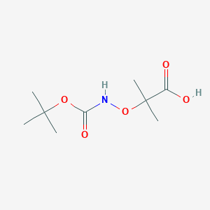 2-({[(Tert-butoxy)carbonyl]amino}oxy)-2-methylpropanoic acid