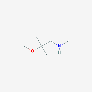 1-Propanamine, 2-methoxy-N,2-dimethyl-