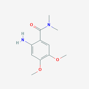 2-amino-4,5-dimethoxy-N,N-dimethylbenzamide